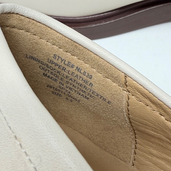 New Madewell The Vernon Loafer In Ecru Sz 8.5 - Picture 11 of 13